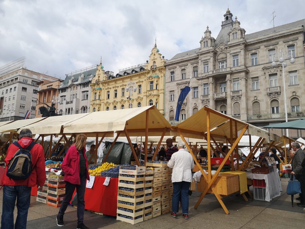 zagreb croacia mercado