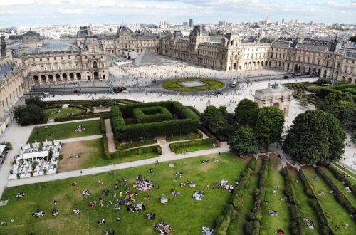 jardin de tulerias desde las alturas