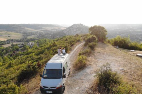 campervan cordes sur ciel francia